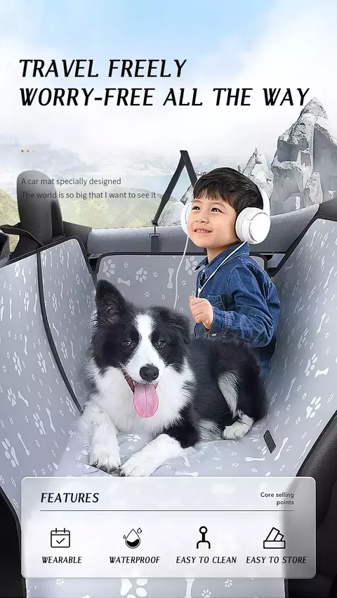 capa de assento para cães Cawayi