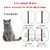 Porta pet com trava de segurança de 4 vias, porta deslizante para cão e gato - comprar online