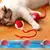 Bola elétrica para cães e gatos, bola de rolamento automática, recarregável,