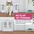 Imagem do ABS gato porta com furo e cortina, entrada dupla, francês pet, entrada livre, g