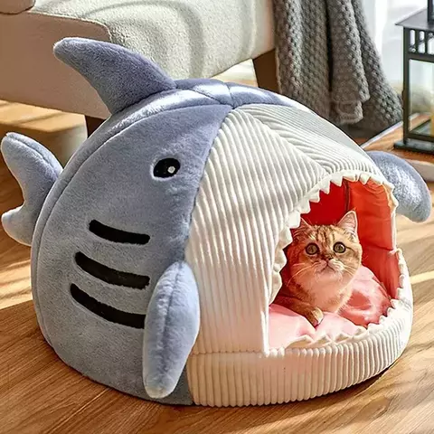 tenda de pelúcia para gatos