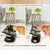 Tigela Elevada 3 Camadas com Suporte de Madeira – Alimentação Saudável e Sofisticada! - Naru Shop