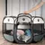 Tenda octogonal para animais de estimação, dobrável, portátil