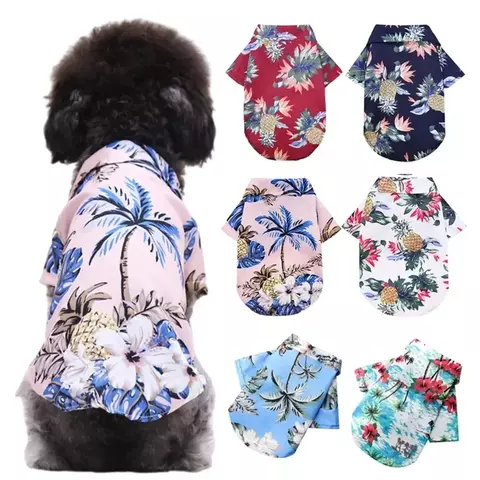 Camisa Havaiana para Cães e Gatos