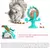 Imagem do Brinquedo interativo com vazamento para gatos, cães pequenos, dispensador de al