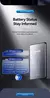 Imagem do Power Bank ultra slim 5000mah magnético sem fio carregador de telefone portátil