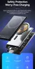 Power Bank ultra slim 5000mah magnético sem fio carregador de telefone portátil