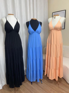 VESTIDO LONGO ALCINHA 4 MARIAS (3.69) - Poliana Maruschi Store