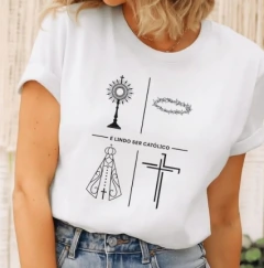 T-SHIRT E LINDO SER CATOLICO PLUS (3.18) - comprar online