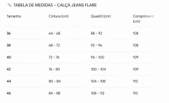 Imagem do CALÇA FLARE SLIM (3.89)