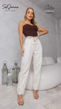 CALÇA RETA SOL LINHO (3.89) na internet