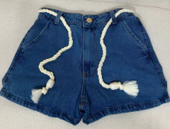 SHORT JEANS COM CORDÃO (3.49)