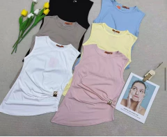 BLUSA POLIAMIDA DETALHE NA CINTURA (3.35)