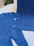 Saída maternidade Joaquim azul jeans - 2 peças (macacão, manta) na internet