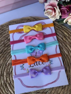 Kit Faixinha Baby Gravatinha com strass Modelo 3
