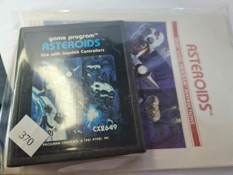Cartucho de Atari Asteroids com Manual 370