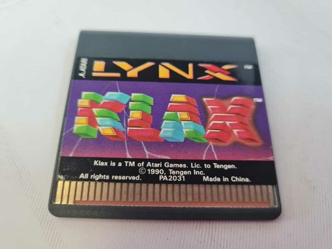 Cartucho de Atari Lynx Klax