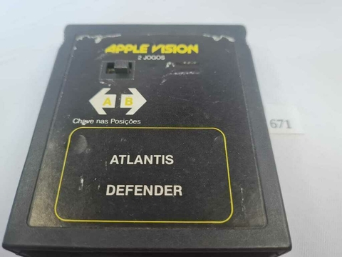 Cartucho de Atari Atlantis e Defender 671