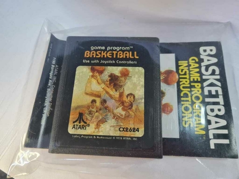 Cartucho de Atari Basketball com Manual 409