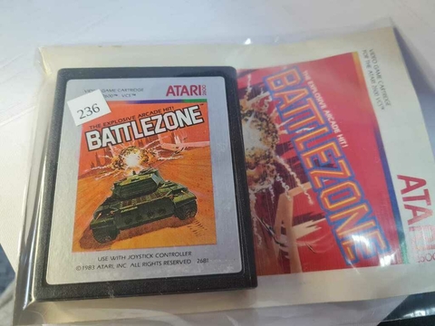 Cartucho de Atari Battlezone com Manual 236