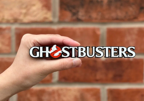 Ghostbusters Os Caça-fantasmas Placa 3d Decora Home Theater