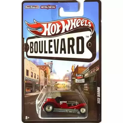Miniatura Boulevard Red Baron Hot wheels 1:64 2012
