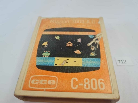 Cartucho de Atari CCE Mission 3000 AD 712 Raro