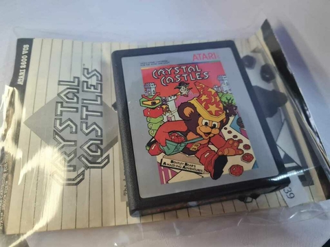 Cartucho de Atari Crystal Castles com Manual 239
