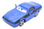 Miniatura Disney Cars Rod Torque Redline Carros 2 Agente Eua Cor Azul