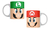 Caneca Mario E Luigi Super Nintendo Geek Anos 90 Playstation