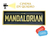 Mandalorian Logo 3d Placa Cinema Série Disney Star Wars Yoda - comprar online