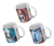 Kit 3 Canecas Frozen Anna Elsa Disney Colecione Princesas