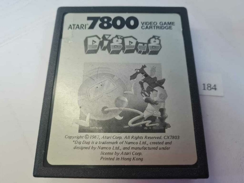 Cartucho de Atari 7800 Dig Dug 184