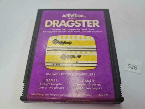 Cartucho de Atari Dragster 526