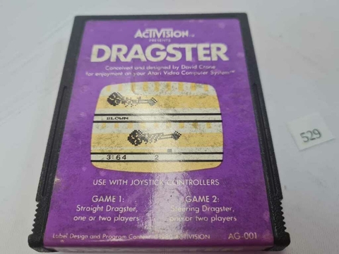 Cartucho de Atari Dragster 529