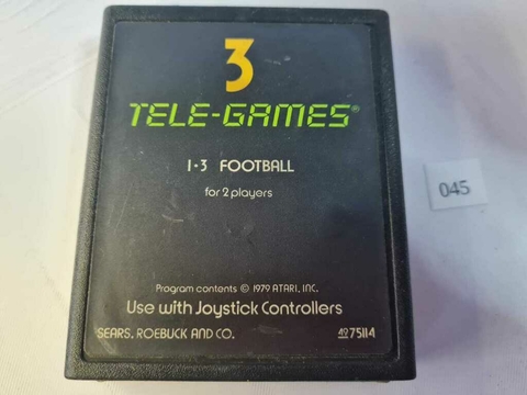 Cartucho de Atari Football Sears Text Label 45