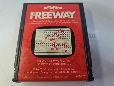 Cartucho de Atari Freeway 512
