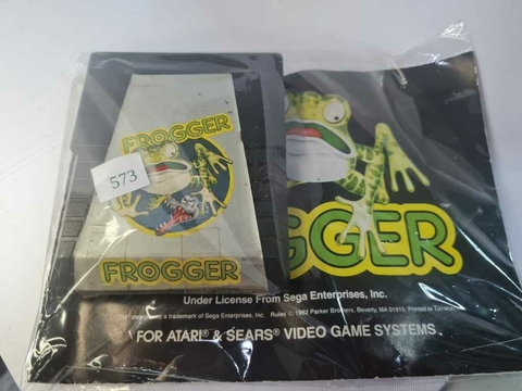 Cartucho de Atari com Manual Frogger 573