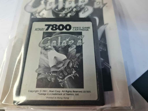 Cartucho de Atari 7800 Galaga com Manual 106