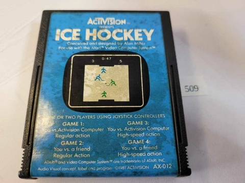Cartucho de Atari Ice Hockey 509