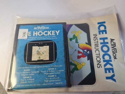 Cartucho de Atari Ice Hockey com Manual 506