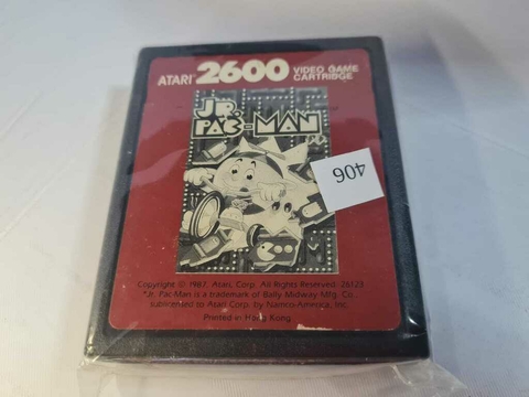 Cartucho de Atari JR. Pac-Man 1987 (406) Raro