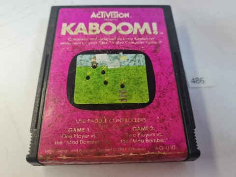 Cartucho de Atari Kaboom! 486