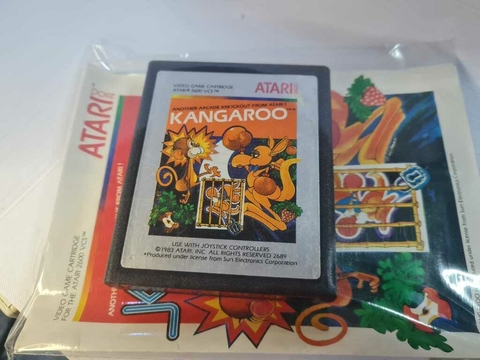 Cartucho de Atari Kangaroo com Manual 206
