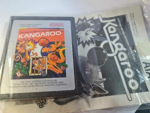 Cartucho de Atari Kangaroo com Manual 79A