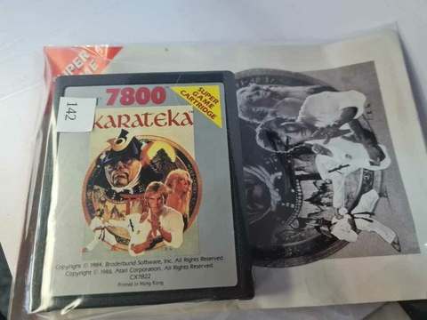 Cartucho de Atari 7800 Karateka com Manual 142