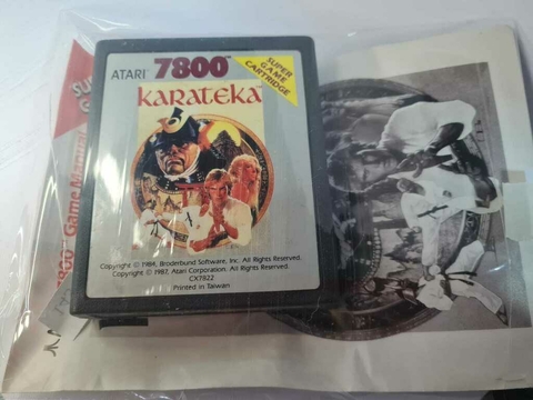 Cartucho de Atari 7800 Karateka com Manual 143