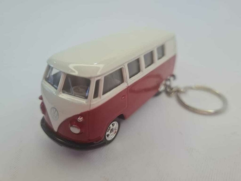 Kombi Vermelha e Branca Chaveiro