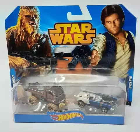 Hot Wheels Star Wars Han Solo e Chewbacca Double Pack Disney Mattel