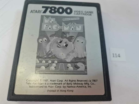 Cartucho de Atari 7800 MS Pac-Man 114